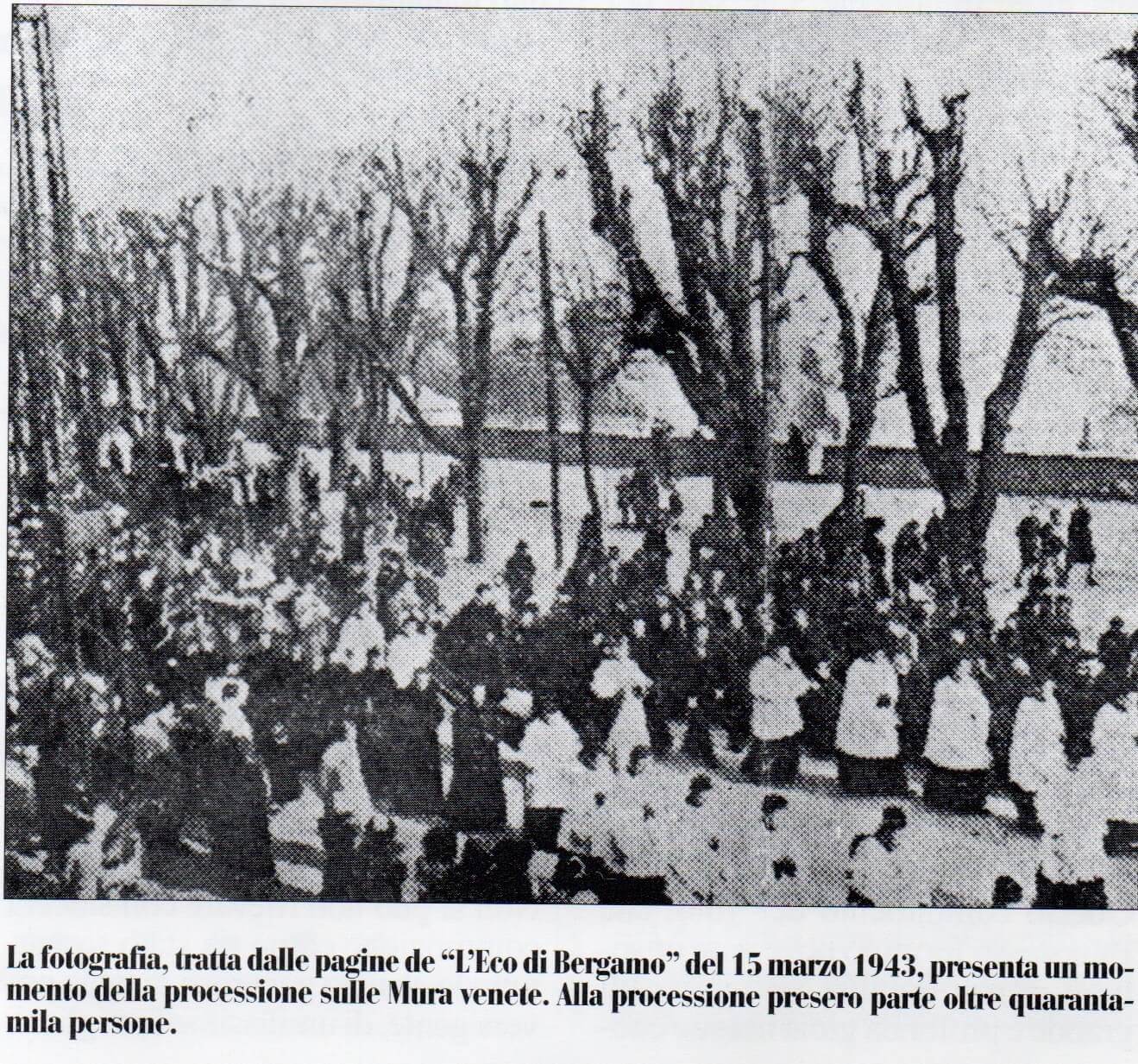 Processione sulle mura Venete