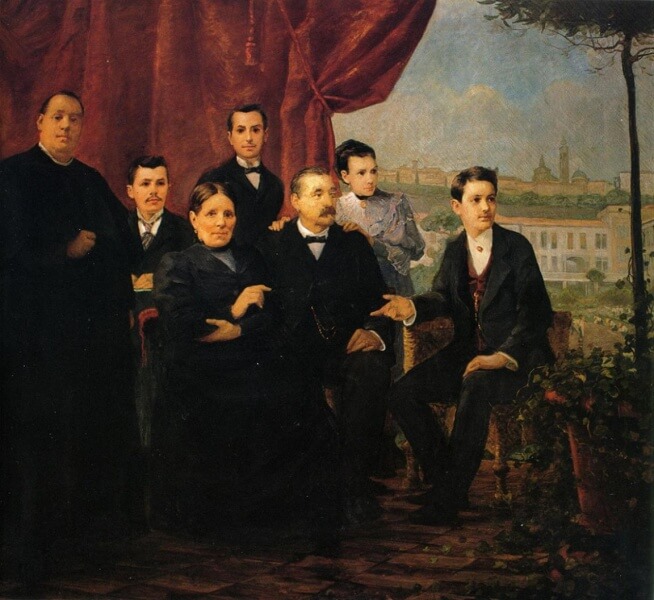 Ritratto famiglia Carminati